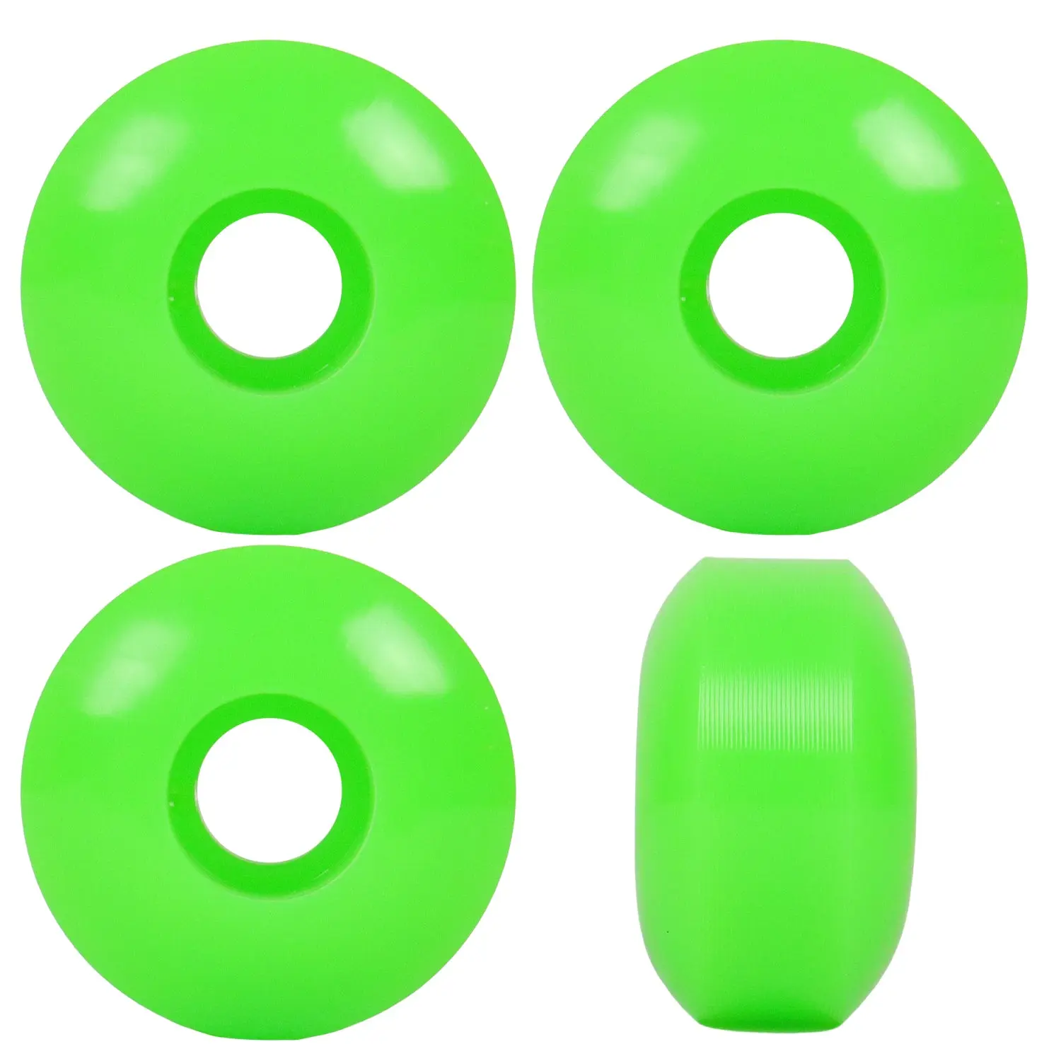 Skateboard Wheels 53mm x 31mm High Rebound 99A Neon Green