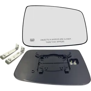 Passenger Right Side Heated Mirror Glass Compatible with 2009-2018 Dodge Ram 1500 2500 Ram Side Heated Mirror Glass Convex 68050298AA, 68079362AA