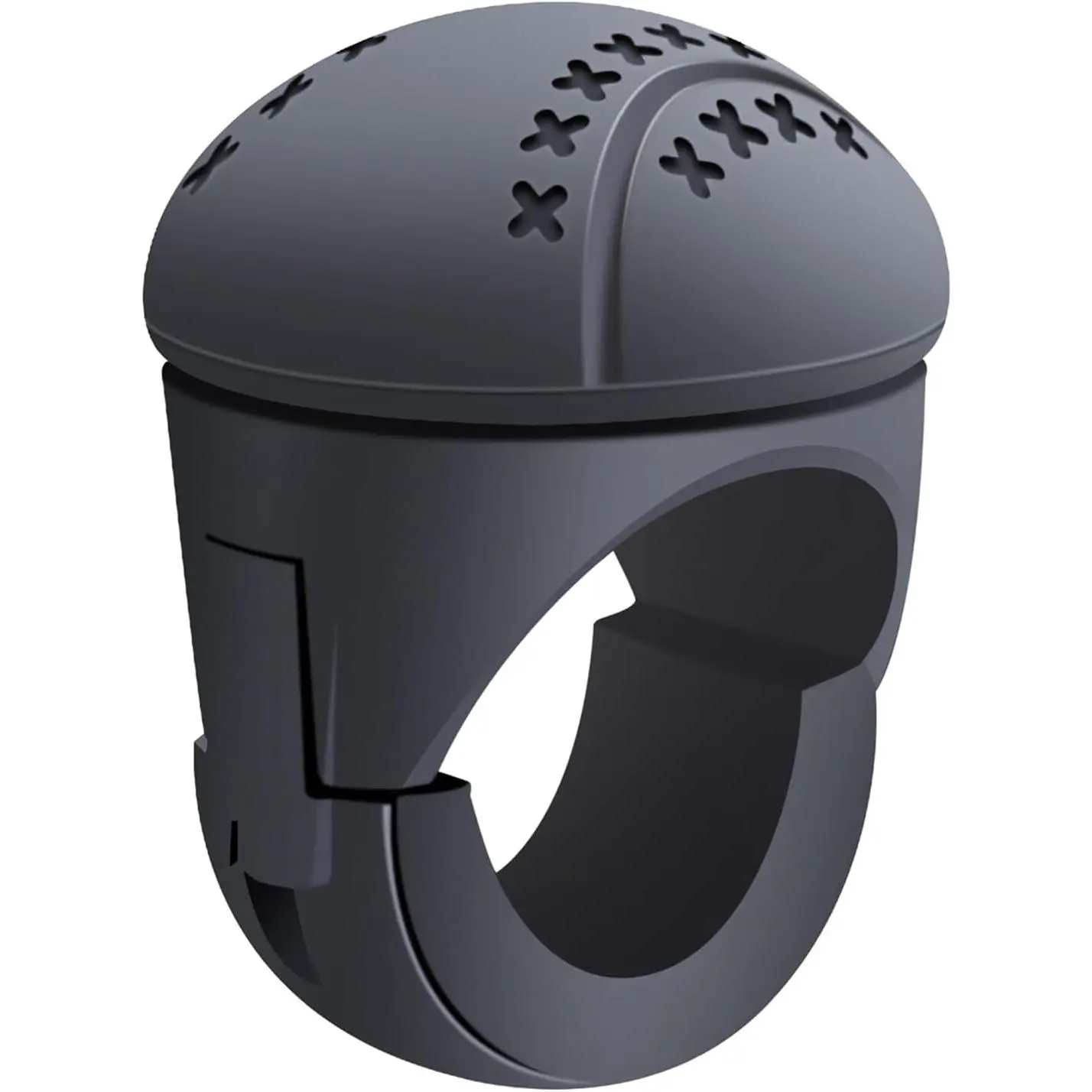 New Generation Silicone Steering Wheel Knob, Anti-Slip Boat Steering Wheel Knob, Universal for Cars, Trucks, Boat, Tractors(Black) KRT-SWK1B