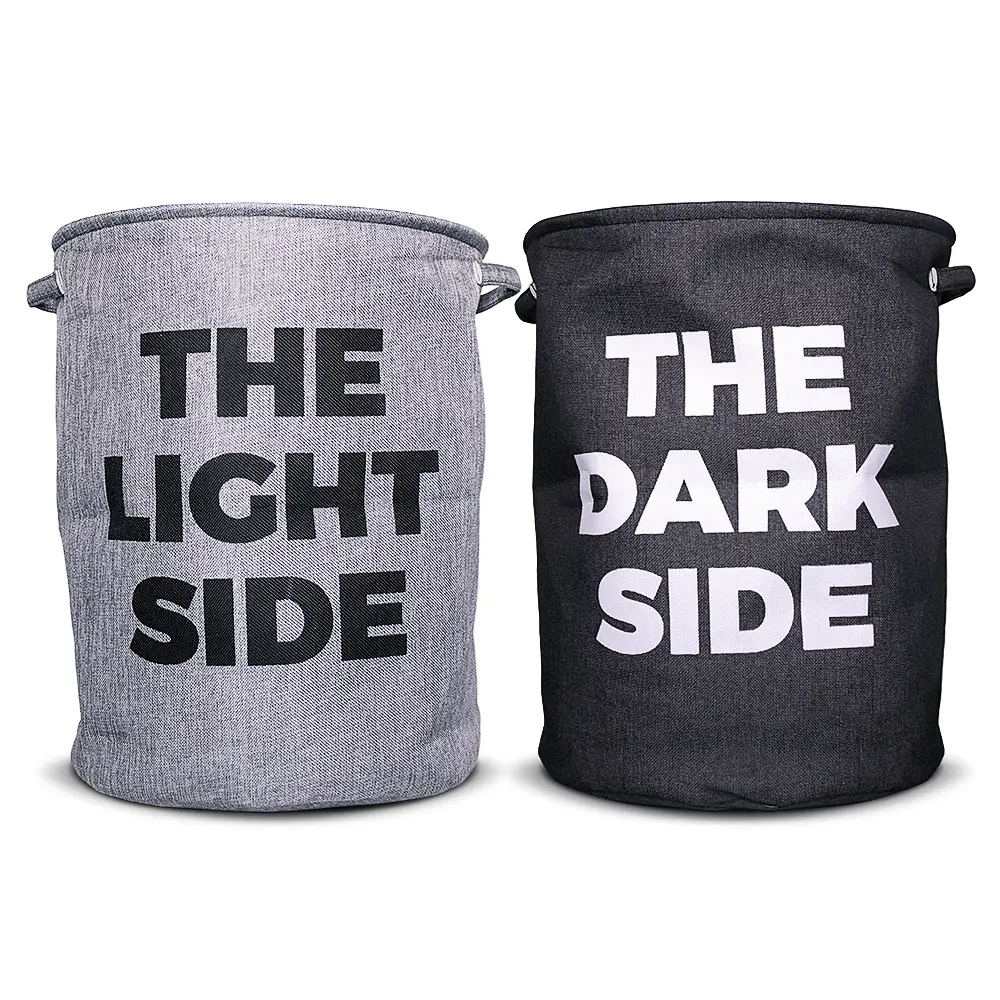 Light & Dark Laundry Basket Set
