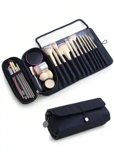 Makeup Brush Storage Bag, Makeup Brush Holder, Portable Makeup Tool Organizer, Cosmetic Storage Bag for Travel, Makeup Organizer Pouch, Makeup Artist