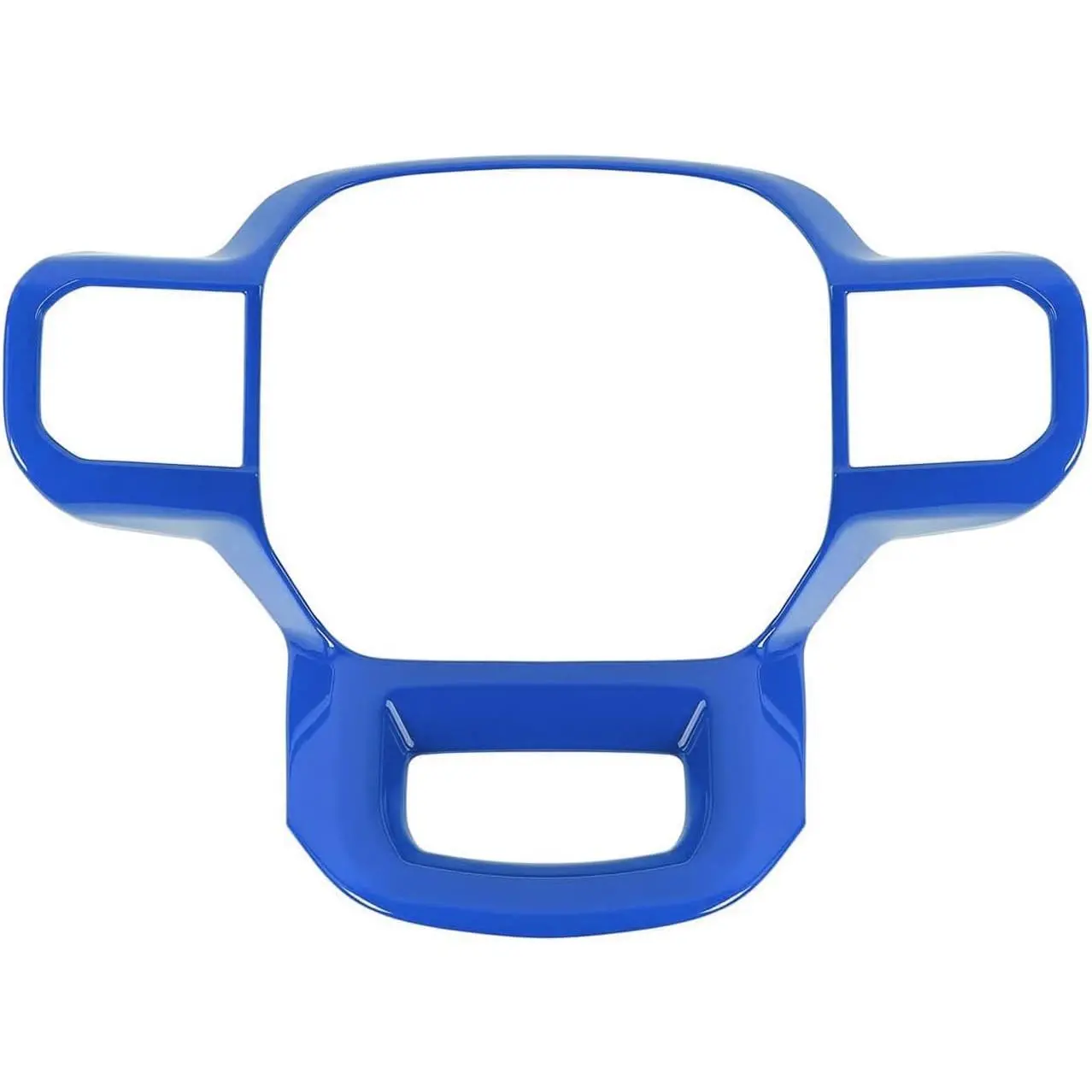 ABS Blue 1-Piece Automotive Car Steering Wheel Insert Accessories, Interior Trim for 2021-2025 Ford F150, 2023-2025 F250-F350 Super Duty Trucks