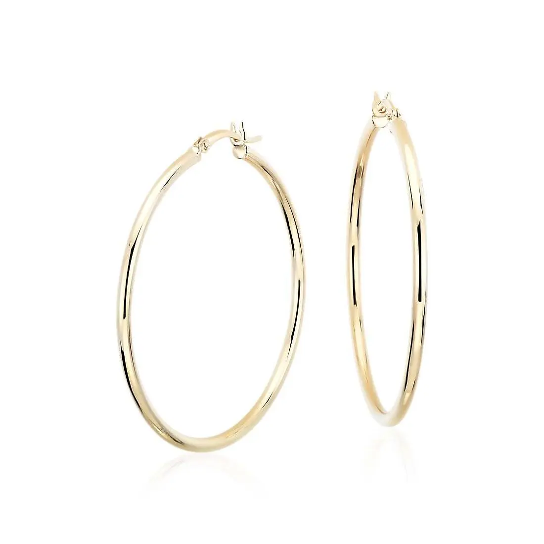 Metal Hoop Earrings - Multi-Size 18 Karat Layered Round Earrings, Real Gold Filled Fashion Costume Jewelry #12, Gold Statement Earrings, Luxury Gold-Accented Earrings