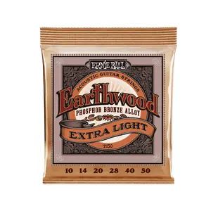 Ernie Ball Earthwood Extra Light Phosphor Bronze Acoustic Guitar Strings 10-50