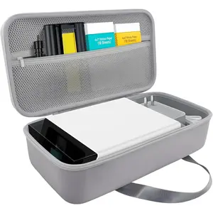 Storage Case for Liene PixCut S1 Printer - Fits Liene PixCut S1 Photo Sticker Printer   Machine &  /Ink ,  - in -  Grey Protector