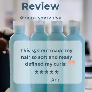 The Haven Collection For Fine Curls - Shampoo, Conditioner, Leave-In and Styler Silicone Free Fragrance Free Colour protection Silicone Free