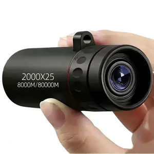 Portable Mini Multi-purpose Telescope, 2000x25 Magnification Telescope, Outdoor Monocular Telescopes for Camping, Traveling, Concerts, Fishing, Bird Watching, Bike Tour, Winter Gift