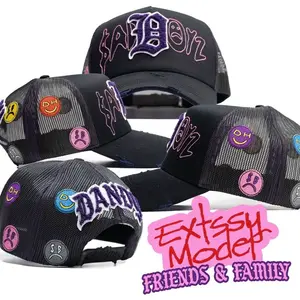Dandy SadBoys extassy style Hat with Unique Emojis and Bold Lettering for Friends & Family