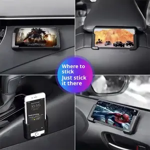Car Phone Holder Mount, Dashboard Phone Holder, Universal Sticky Navigation Stand, Fixed Support Bracket for Car Interior, Automotive Accessories