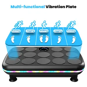 AXV Vibration Plate Exercise Machine Vibrating Full Body Workout High Frequency , Compact Design with Lymphatic Drainage Summervibes for Home Gym Workout Equipment