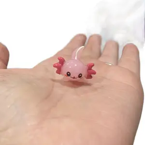 Set of 15 Axolotl Charms for Crafts