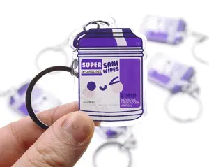 Purple Wipe Keychain, Funny Nurses Week Gift, Nursing Assistant, CNA, Nursing Student, CMA, New Nurse Grad, Healthcare, ED, Medical Doctor