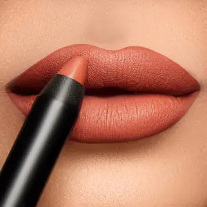 Matte Orange Brown Lipstick Crayon - Long-lasting and Ultra-pigmented