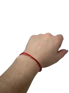 New Trendy Red Bracelet for Protection Lucky String for Men and Women Adjustable