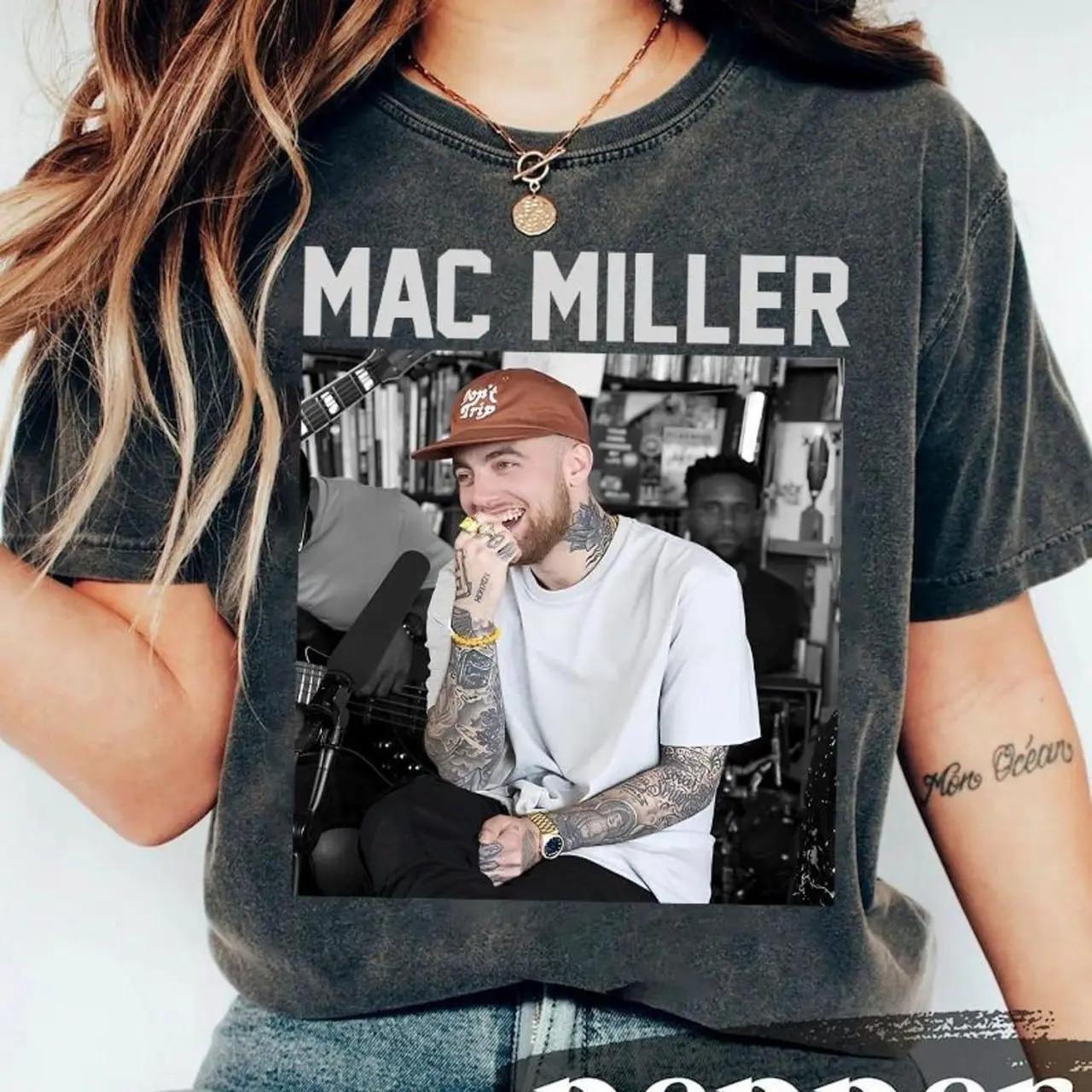 Retro Mac Millers 90s Photo T-Shirt, Self Care Album Shirt, Vintage Bootleg Mac Fan Gift Graphic Tees For Men Women