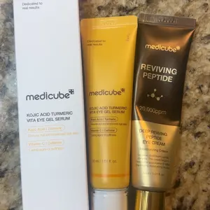 Product Review of [NEW] [medicube] Mix & Match Eye Serum Set | Brightening, Elasticity & Puffiness Care for Smooth, Radiant & Youthful-Looking Eyes | Korean Skincare, K-Beauty from S**a S**s