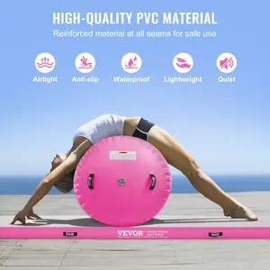 VEVOR Inflatable Gymnastics Air Mat and Air Roller