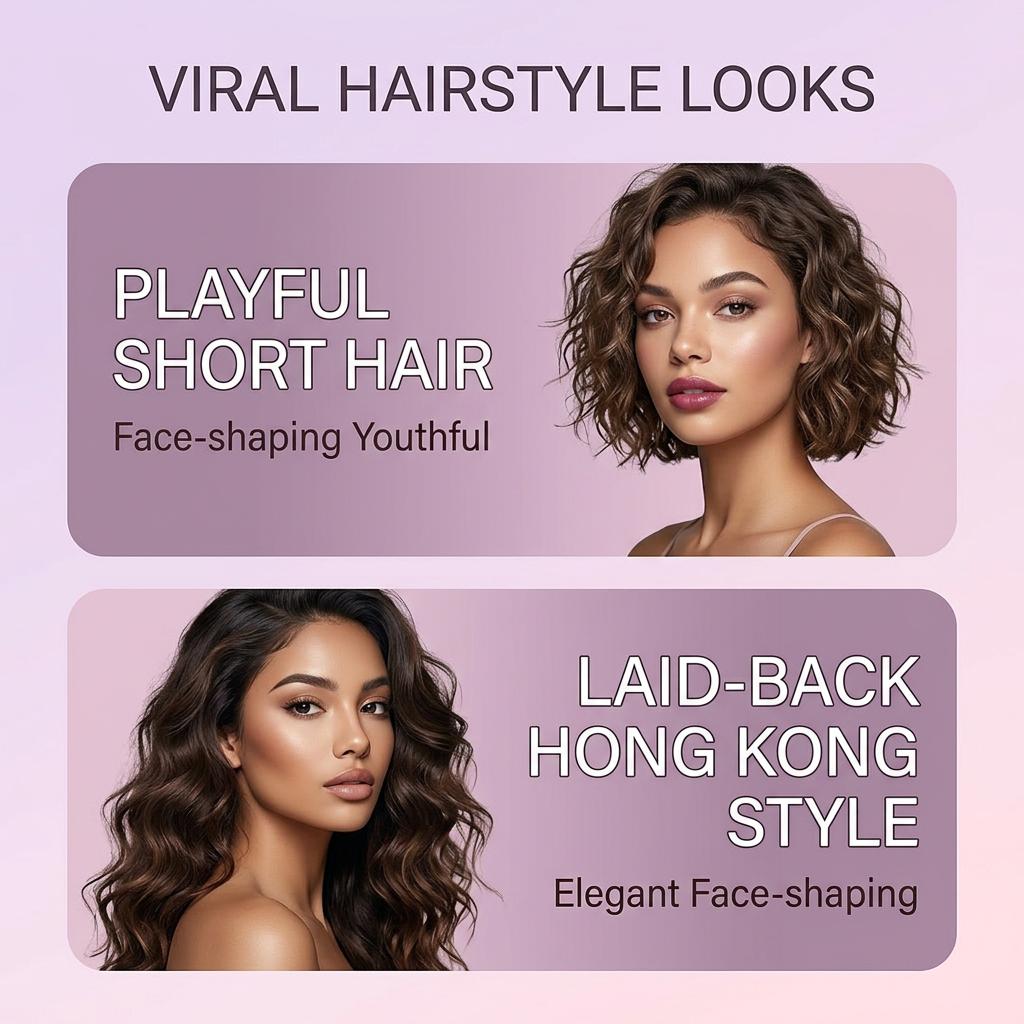 3-Barrel Deep V Wave Curling Iron American Latin Wave Hairstyle  2026 New Upgrade Adjustable Temperatures Fast Heating Silicone Cover  HairTutorial