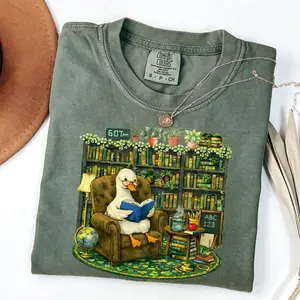 Teacher St Patricks Day T-Shirt Comfort Colors, Teachering Goose Shirt, Cute Teacher Tees, Lucky Teacher Shirt, Teacher Appreciation Gift, Librarian Gift