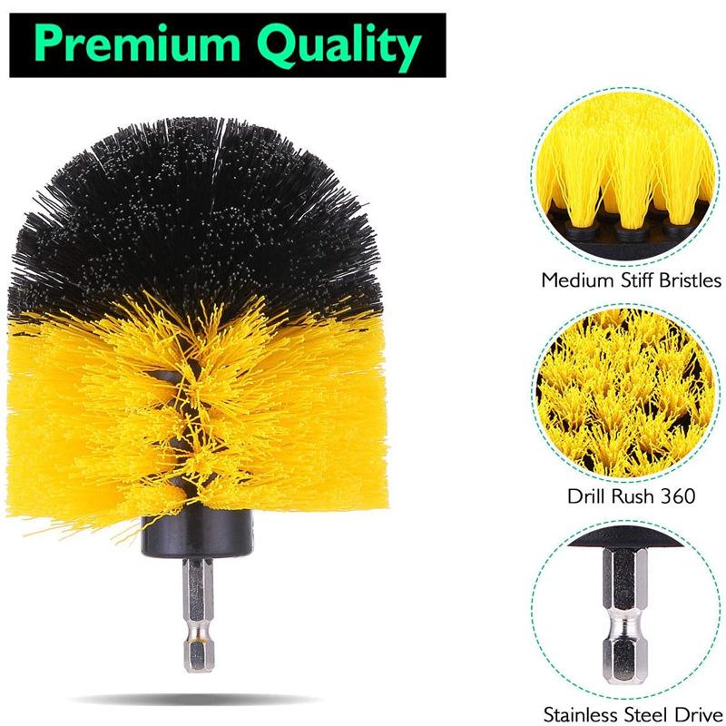 3Pcs/5Pcs Electric Scrubber Brush Drill Brush Kit Power Drills Scrubber Brush For Carpet Glass Car Tires Nylon Brushes 2/3.5/4'' 3Pcs/5Pcs Electric Scrubber Brush Drill Brush Kit Power Drills Scrubber Brush For Carpet Glass Car Tires Nylon Brushes 2/3.5/4''