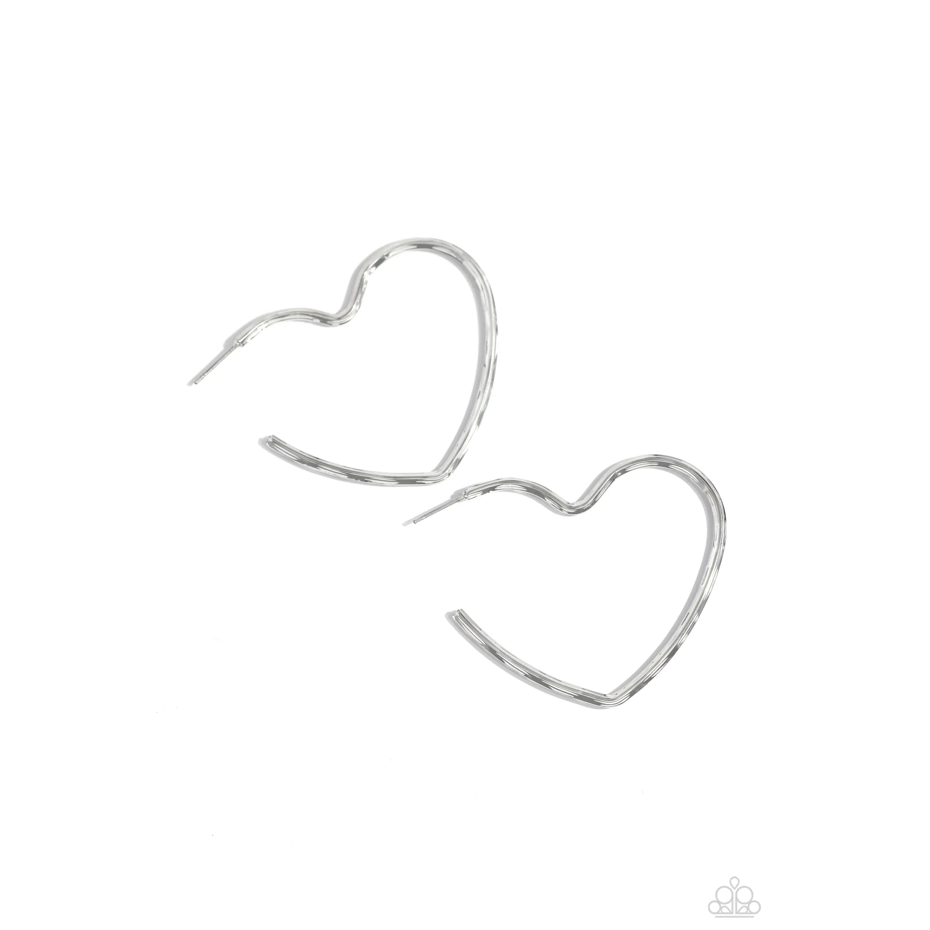 Paparazzi Summer Sweethearts - Silver Post Earring  P5HO-SVXX-376XX