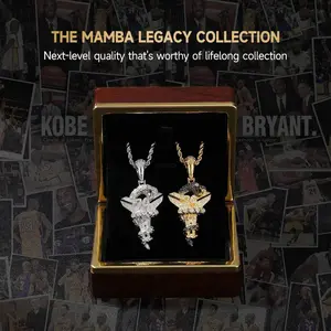 8/24 Mamba Pendant Necklace – Premium Iconic CZ Hip Hop Chain Lakers Fans Gift