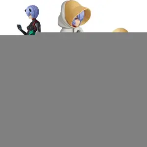 Cute Doll NEON GENESIS Figures Revoltech KAIYODO EVA  Ayanami Rei EV-022 Action Figure Movable Collection Toy Gifts For Friends