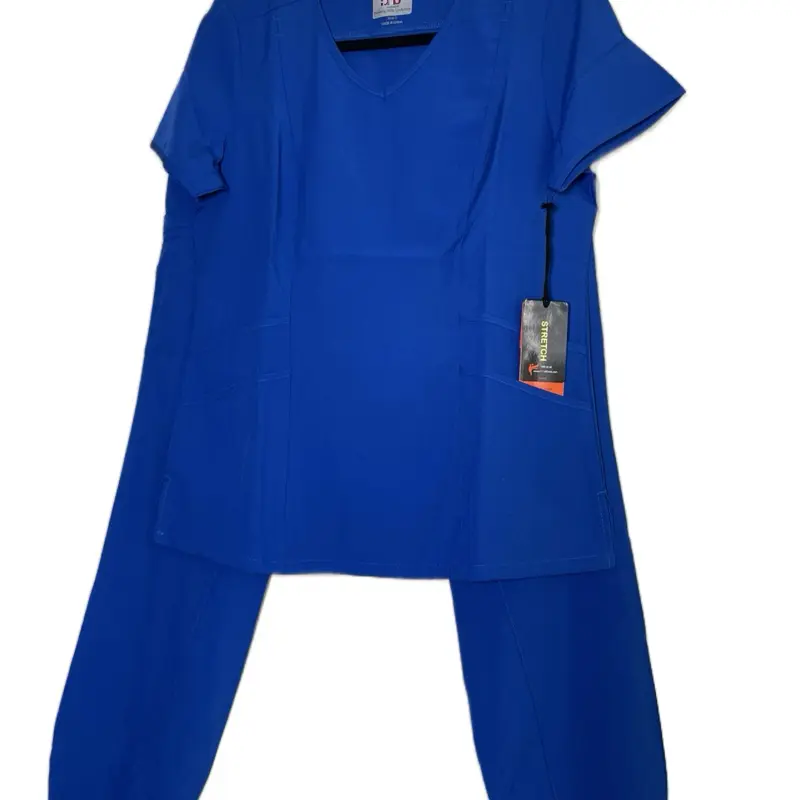 Royal Scrub Uniform Set. Jogger