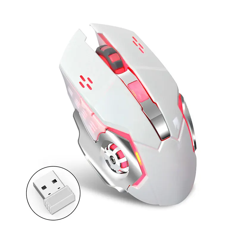 Gaming Esports Mechanical Wired Mouse 6D Colorful Illuminated T23 Wireless USB Fire Wheel Mouse