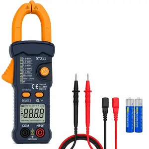DT211 Mini  Clamp Meter | Digital Multimeter   & Current Tester | True RMS | NCV Non-Contact  | Resistance, Capacitance, Frequency | Portable for /Automotive/Electricians