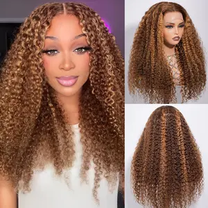 [Combo sale 22"&22"]buy 1 get 2 wig"22 lnch 13x4 Jerry curly 4/27 Hair Lace Front Wigs +13x4 22lnch Straight Human Hair Hair Pre Plucked HD Lace Frontal Human Hair Wigs 180% Density