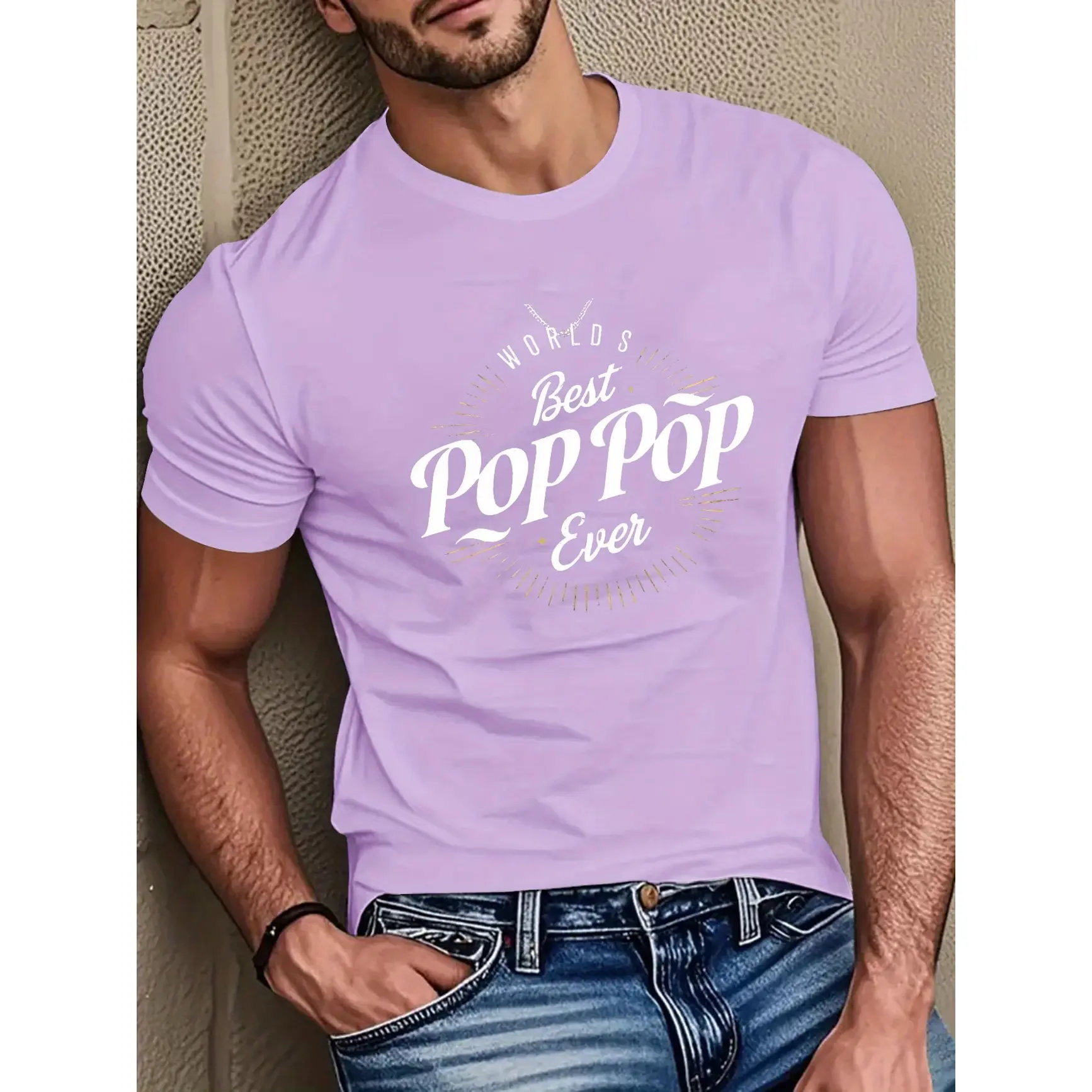 World's Best Pop Pop Graphic T-Shirt, Cute Fashion Outfit for Him, Comfort Cotton Top, Perfect Valentine's Day Gift, Birthday Present For Friends Family, Oversized Style, Father's Day Tee, Best Gift For Grandpa Men, Gag Gift Idea, Sentimental Apparel