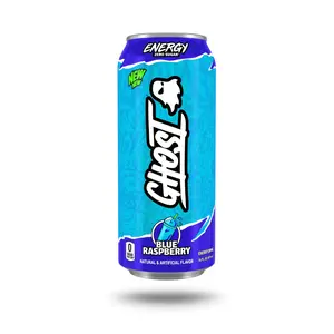 GHOST Energy Drink Zero Sugar Blue Raspberry 1 Can 16 Fl Oz Beverage Sport Natural & Artificial Flavor