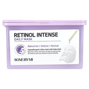 SOME BY MI Retinol Intense Daily Beauty Mask, 30 Sheets, 11.83 fl oz (350 ml)