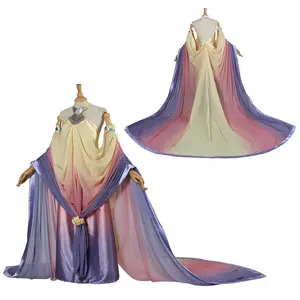 Amidala cosplay costume, Naberi Amidala Queen cosplay costume, colorful skirt