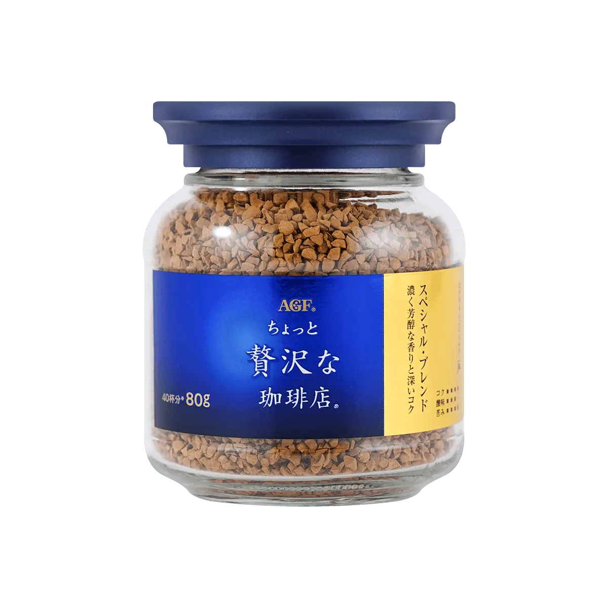 AGF Maxim Instant Coffee - Rich Aroma & Flavor, Blue Can, 80g - Premium Japanese Coffee Beans