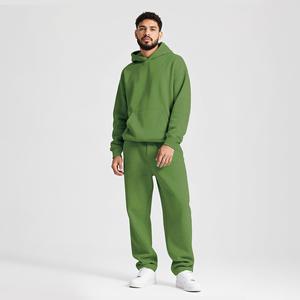 GINGTTO Matching Hoodie Set for Men Winter, 2 Piece Tracksuit, Oversized Hoodie & Sweatpants, Unisex Casual Outfits, Solid Streetwear, Warm Sweatsuit