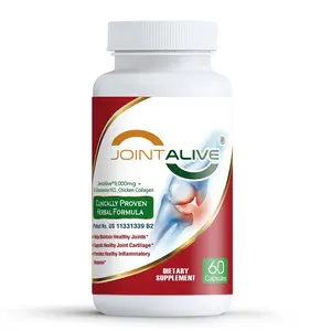 HYPERLIFE JointAlive Joint Support Supplements for Women & Men 60 Capsules Glucosamine Chondroitin Relief Discomfort Cartilage Repair Anti-Inflammatory Flexibility as Quickly as 7 Days Healthcare Natural Collagen
