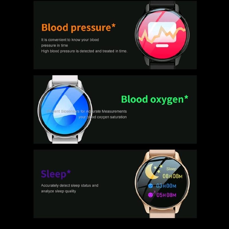 1.28 Inch Touch Screen Waterproof Smart Watch with Replacement Band, Bluetooth- Smart Watch, Multifunction Sports Fitness Tracker Smartwatch for iOS & Android Phone  for Stylish Wear