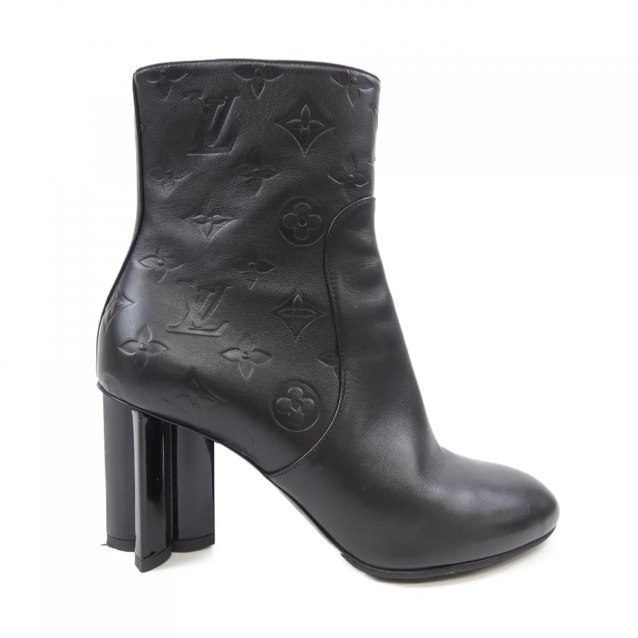 Pre-owned Louis Vuitton Calfskin Small Leather Goods Silhouette Ankle Boots Calf Leather Boots