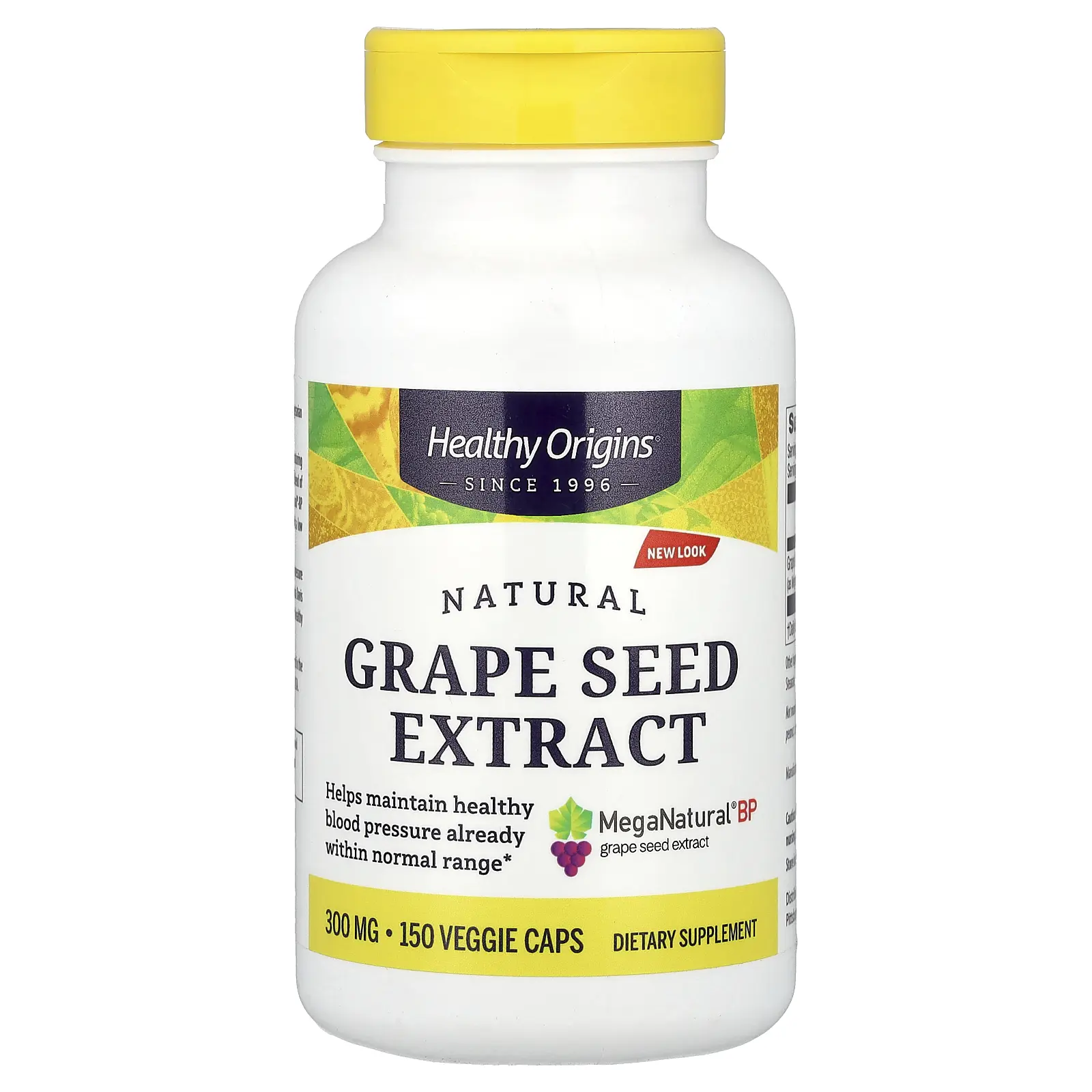 Healthy Origins Natural Grape Seed Extract, 300 mg, 150 Veggie Caps