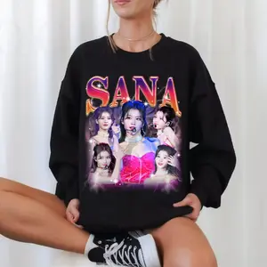 Twice Members Bootleg Sweatshirt, Twice Jihyo, Nayeon, Momo, Sana, Mina, Tzuyu, Kpop T-Shirt and sweatshirt for men and women.