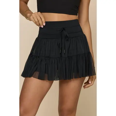 Pirouette Skort - Black