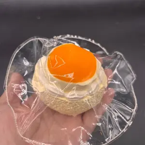 Cute pudding sponge cake soft thick taba squishy