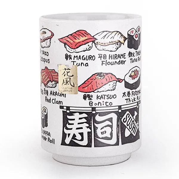 Japanese Sushi Yunomi Style Tea Cup