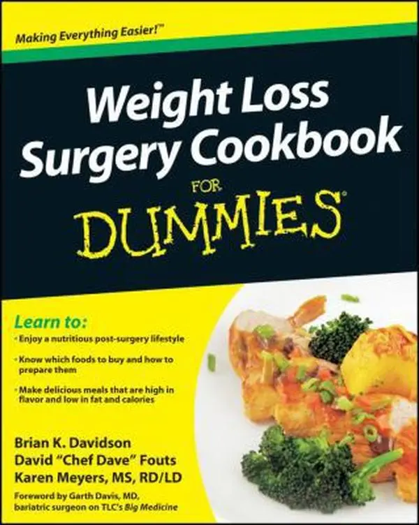 USED Book - Weight Loss Surgery Cookbook For Dummies by Brian K. Davidson (Paperback) - english