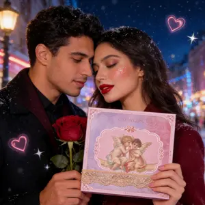 Callcallling Ten-Color Angel Mystical Relief Eyeshadow Palette, Highlighter Blush Contour Pearl Matte Crispy Rice Eye Shadow, Cosmetic Palette, Makeup Eyeshadow