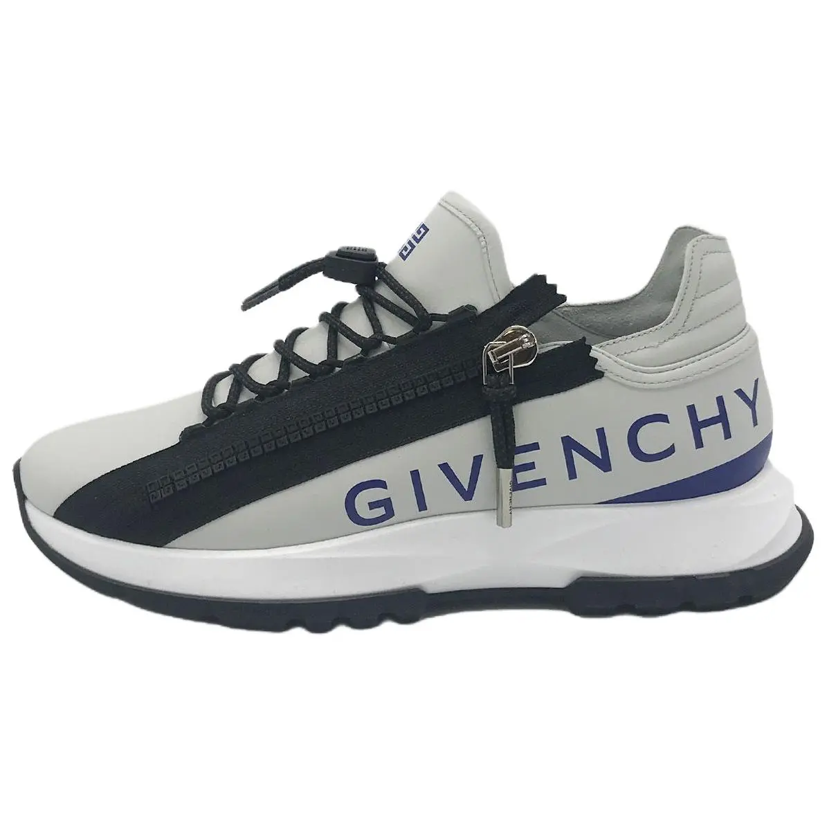 Men's Givenchy Gray Leather Low-Top Casual Sneakers - Versatile, Comfortable Walking Shoes, Maison Mihara Verifiable with Global Authentication Credentials