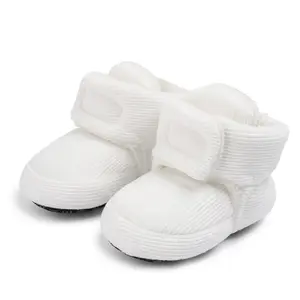 Baby Girl Boy Warm Winter Shoes Soft Sole Non-Slip First Walking Shoes Boots Infant Toddler Warmer Autumn Winter Snow