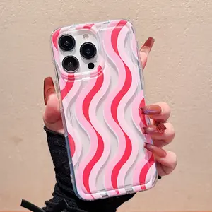 Transparent Bubble Air Cushion iPhone Case, Shockproof Design Compatible with iPhone Models 6 to 16, Perfect Valentine's Gift for Friends and Loved Ones